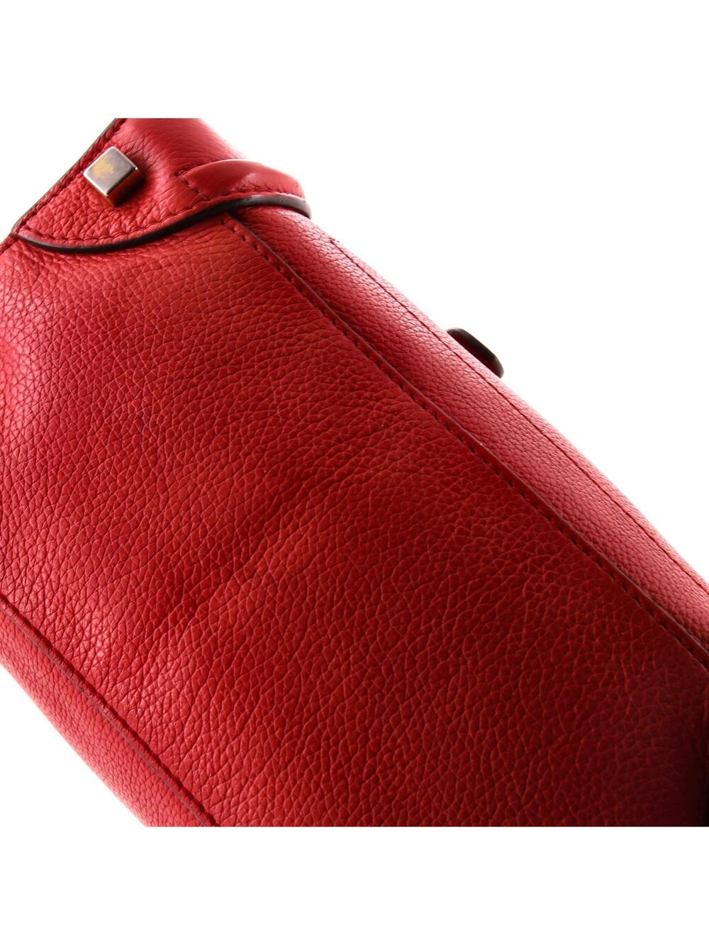Celine Luggage Bag Grainy Leather Micro #243584C95B - Picture 6 of 9